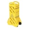 Zoro Select Portable Barricade, Polypropylene, 35 lb, Yellow 2LEB5 - alternate 1