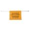 Tough Guy Door Barricade Sign, Steel, 42 in Height, 76 ft. Length, Yellow 2LEB6 - alternate 1