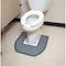 Impact Products Toilet Floor Mat, 21-5/8 x 23 x 1/8In, PK6 2LHK1A - alternate 4