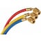 Jb Industries Manifold Hose Set, Low Loss, Connection Size 1/4 in Female, 30 Deg Angle, Number of Hoses 3, 60 in L CCLS-60 - alternate 2