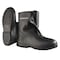 Dunlop Overboot, MId-Calf, Cleated Sole, Button Tab Closure, PVC Upper, 10 in Boot Height, Black, 2XL, 1 Pr 8602000 - alternate 1