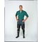 Dunlop Men's Chest Wader, Steel Toe, Defined Heel, Waterproof, Heavy PVC Upper, Black, Size 10 8606700 - alternate 3