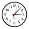 Pyramid 13-1/4" Analog Wireless Wall Clock, Black 9A13AG - alternate 1