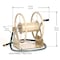 Liberty Garden Wall Mount Garden Hose Reel For 200 ft L x 5/8 in I.D Hose, Steel, Tan, 19 in L x 8 in W x 20 in H 2LRK9 - alternate 8