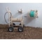 Liberty Garden Wall Mount Garden Hose Reel For 200 ft L x 5/8 in I.D Hose, Steel, Tan, 19 in L x 8 in W x 20 in H 2LRK9 - alternate 6