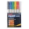 Uni-Paint Permanent Marker, Fine Tip, Black, Blue, Green, Red, White, Yellow Color Family, Paint, 6 PK 63720 - alternate 1