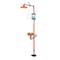 Guardian Equipment Shower with Eyewash, Floor Mount, Plastic Bowl, Galvanized Steel Pipe, Orange G1902P - alternate 6