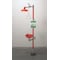 Guardian Equipment Shower with Eyewash, Floor Mount, Plastic Bowl, Galvanized Steel Pipe, Orange G1902P - alternate 5