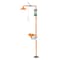 Guardian Equipment Shower with Eyewash, Floor Mount, Plastic Bowl, Galvanized Steel Pipe, Orange G1902P - alternate 1