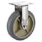 Zoro Select Rigid Plate Caster, TPR, 6 in., 600 lb. P21RX-RP060D-14-AM - alternate 1