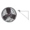 Dayton Light-Duty Industrial Fan 24" Non-Oscillating,  115VAC,  3800/5450 CFM 2MA10