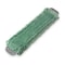 Unger 16 in L Flat Mop Pad, 16 oz Dry Wt, Clamp On Connection, Cut-End, Green, Microfiber MM400 - alternate 1