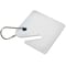 Zoro Select Blank Key Tags, 1 1/2 in H x 1 1/2  inW, White, 50 PK 2NEU1 - alternate 2
