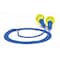 3M E-A-R Push-Ins Disposable Corded Ear Plugs, Pod Shape, 28 dB, Blue/Yellow, 100PK 318-1001 - alternate 8