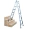 Werner Multipurpose Ladder, 15 ft, Aluminum, 300 lb Load Capacity MT-17 - alternate 9
