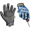 Mechanix Wear The Original(R) Mechanics Gloves, Synthetic Leather Palm, TrekDry Back, 9, Blue MG-03-009 - alternate 3
