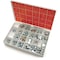 Itw Bee Leitzke Zinc Plated Finish Steel Nylon Insert Hex Lock Nut Assortment, 267 pc. WWG-DISP-LNUT267 - alternate 5