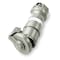 Hubbell-Wiegmann Pin & Sleeve Connector, 60 A, 600V AC/250V DC, Three Phase, 4 Pole, Style 2 Grounding, Gray, NEMA 4X VPR6465 - alternate 1