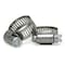Zoro Select Hose Clamp, 1/2 to 1-1/16 In, SAE 10, PK10, Hose Clamp Screw Material: Zinc Plated Steel 5710 - alternate 2