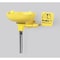 Bradley Eyewash Dust Cap, Plastic, Yellow, For Use With, Eyewash 107-371 - alternate 2