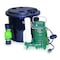Zoeller ink Drain Pump System, 1/3 hp HP, 43 gpm Flow Rate at 5 Ft. of Head, 9.7 A Amps, Cast Iron 105-0001 - alternate 1