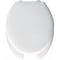 Bemis Toilet Seat With Cover, Plastic, Elongated, White 1950-000 - alternate 2