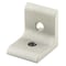 80/20 Inside Corner Bracket, 2 Mounting Holes, 1-1/2 in L, 1-5/16 in W, Aluminum, 15 Series 4302 - alternate 1