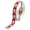 Brady Label, Red, Labels/Roll: 500 THTEP-168-593-.5RD - alternate 1
