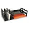 Officemate Letter Tray/File Holder, Black, Plastic, 19 1/2 in W, 9 in L, 7 1/4 in H, 9" D 26152 - alternate 1