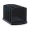Officemate File Holder, Black, Plastic, 9 3/8 in W, 8 in L, 6 3/8 in H, 8" D, 7 Number of Compartments 22322 - alternate 1