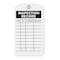 Zoro Select Tag, Inspection, Polyester, 7 in H x 4 in W, White, Rectangle, 10 PK 2RMU7 - alternate 1