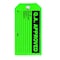 Zoro Select Production Status Tag, Cleaning and Maintenance, Cardstock, 3 in H x 5 3/4 in W, Green, Rectangle 2RMV5 - alternate 1