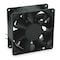 Dayton Axial Fan, Square, 24V DC, - Phase, PBT Plastic, 3 5/8 in W. 2RTJ3 - alternate 2