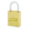 American Lock Padlock, Keyed Different, Standard Shackle, Rectangular Brass Body, Brass Shackle, 3/4 in W ASL40NRMVK - alternate 1