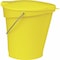 Vikan 3 1/4 gal Round Bucket, 12-3/4 in H, 12 4/5 in Dia, Yellow, Polypropylene/Stainless Steel 56866 - alternate 5