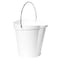 Vikan 3 1/4 gal Round Bucket, 12-3/4 in H, 12 4/5 in Dia, Blue, Polypropylene/Stainless Steel 56863 - alternate 8