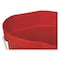 Vikan 3 1/4 gal Round Bucket, 12-3/4 in H, 12 4/5 in Dia, Red, Polypropylene/Stainless Steel 56864 - alternate 2
