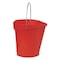 Vikan 3 1/4 gal Round Bucket, 12-3/4 in H, 12 4/5 in Dia, Red, Polypropylene/Stainless Steel 56864 - alternate 8
