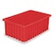 Akro-Mils Industrial Grade Polymer, Divider Box, Red, 22 3/8 in L, 8 in H 33228RED - alternate 1