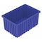 Akro-Mils Industrial Grade Polymer, Divider Box, Blue, 16 1/2 in L, 8 in H 33168BLUE - alternate 1