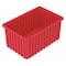 Akro-Mils Industrial Grade Polymer, Divider Box, Red, 16 1/2 in L, 8 in H 33168RED - alternate 1