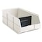 Akro-Mils Shelf Storage Bin, Plastic, Beige, 7 in H, 11 in W, 20 1/2 in L 30358BEIGE - alternate 1