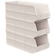 Akro-Mils Shelf Storage Bin, Plastic, Beige, 7 in H, 11 in W, 20 1/2 in L 30358BEIGE - alternate 2