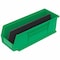 Akro-Mils Hang & Stack Storage Bin, Plastic, Green, 5 in H, 5 1/2 in W, 14 3/4 in L 30234GREEN - alternate 2