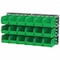 Akro-Mils Hang & Stack Storage Bin, Plastic, Green, 5 in H, 5 1/2 in W, 10 7/8 in L 30230GREEN - alternate 2