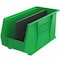 Akro-Mils Hang & Stack Storage Bin, Plastic, Green, 9 in H, 8 1/4 in W, 18 in L 30265GREEN - alternate 2