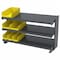 Akro-Mils Steel Bench Pick Rack, 12 in D x 25 in H x 36 in W, 3 Shelves, Gray APRBENCH - alternate 3