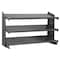 Akro-Mils Steel Bench Pick Rack, 12 in D x 25 in H x 36 in W, 3 Shelves, Gray APRBENCH - alternate 1