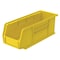 Akro-Mils Hang & Stack Storage Bin, Plastic, Yellow, 4 in H, 4 1/8 in W, 10 7/8 in L 30224YELLO - alternate 1