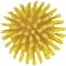 Vikan 3 3/4 in W Scrub Brush, Stiff, 3 in L Handle, 3 3/4 in L Brush, Yellow, Plastic, 5 in L Overall 38856 - alternate 3
